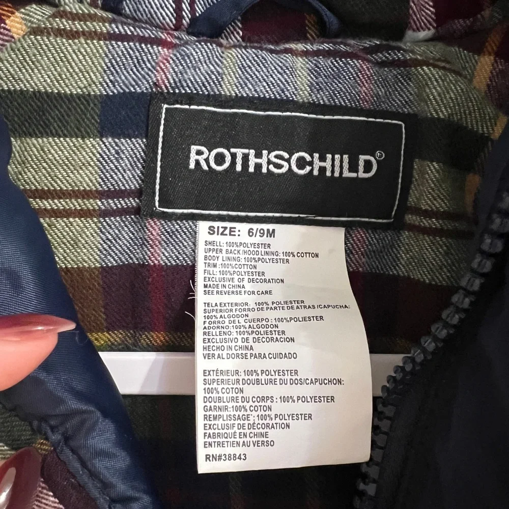 Rothschild Baby Boys‎ Barn Quilt Pram Hooded Snowsuit